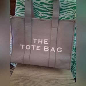 Gray Tote Bag Never Carried w Strap(detachable)